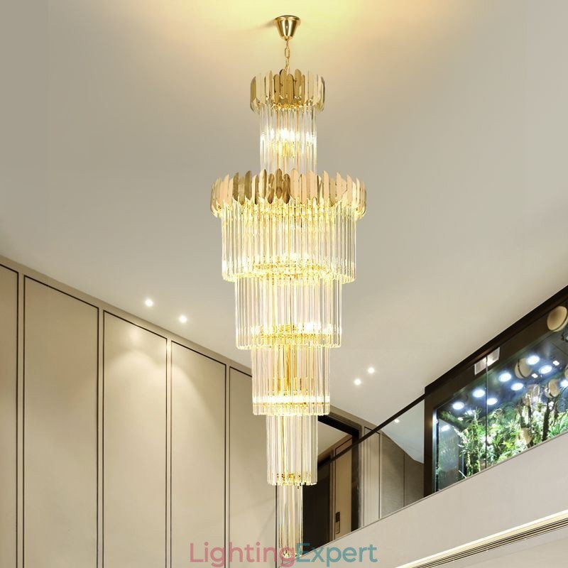 Modern Crystal Ceiling Light Fixture Pendant Lamp Dining Foyer