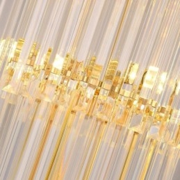 Modern Crystal Ceiling Light Fixture Pendant Lamp Dining Foyer