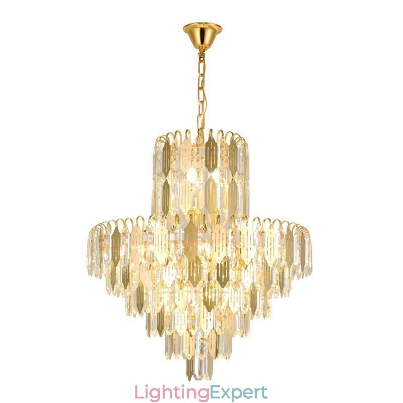 Modern Crystal Pendant Light Contemporary Ceiling Lamp