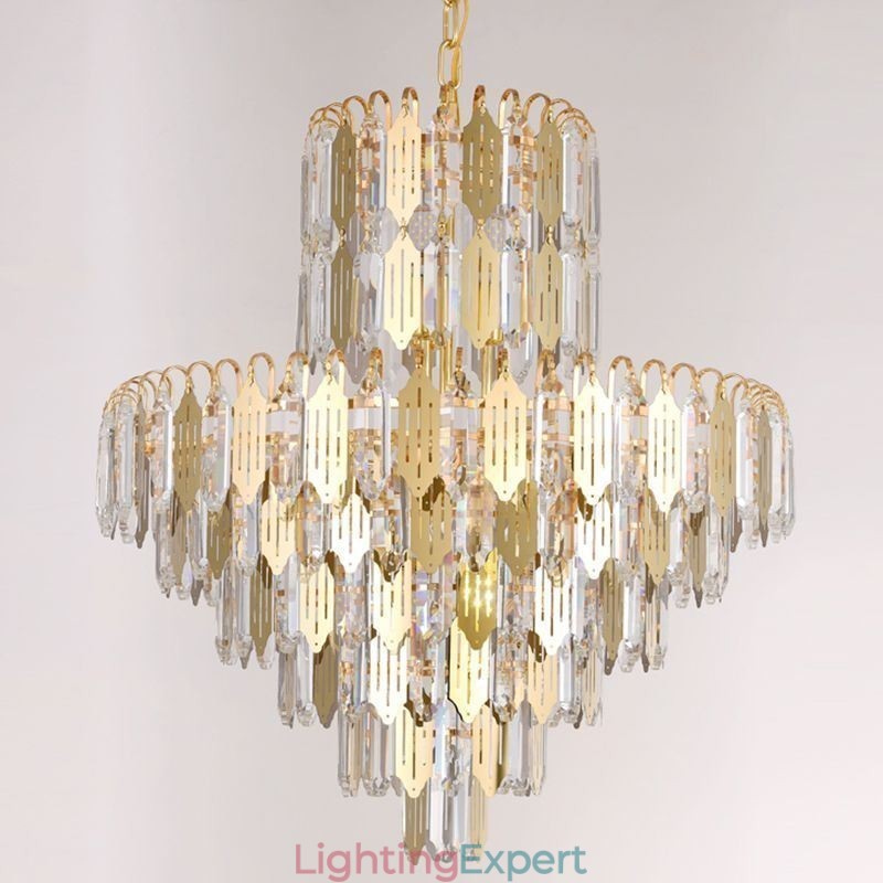 Modern Crystal Pendant Light Contemporary Ceiling Lamp