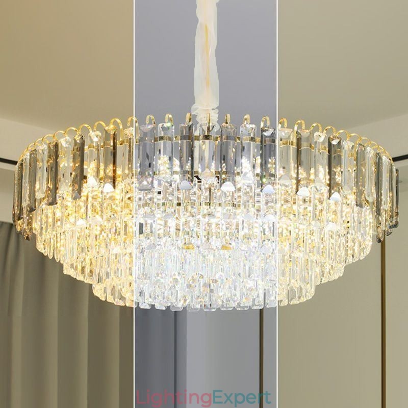 Crystal Pendant Light Luxury Ceiling Lighting 12 16 Lights