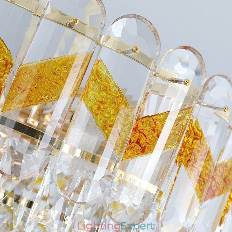 Luxury Pendant Light Crystal Ceiling Lighting Fixture 9 12 16 Lights