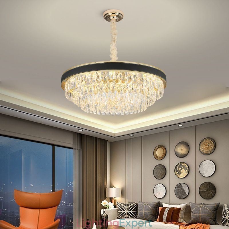 Modern Pendant Light Crystal Ceiling Light 9 12 16 Lights