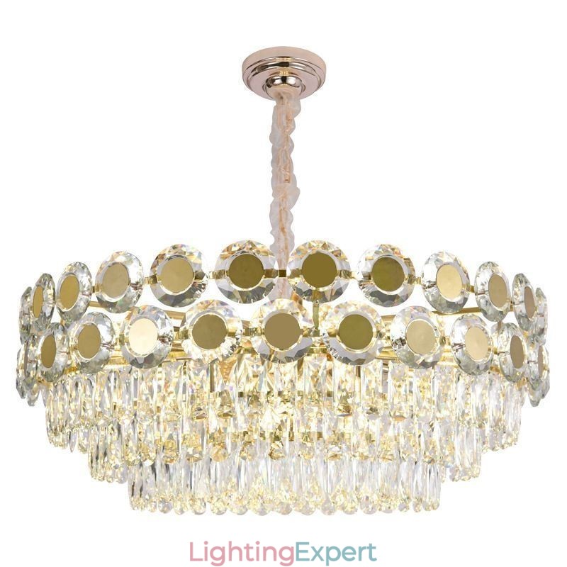 Modern Crystal Pendant Light Ceiling Lighting Fixture