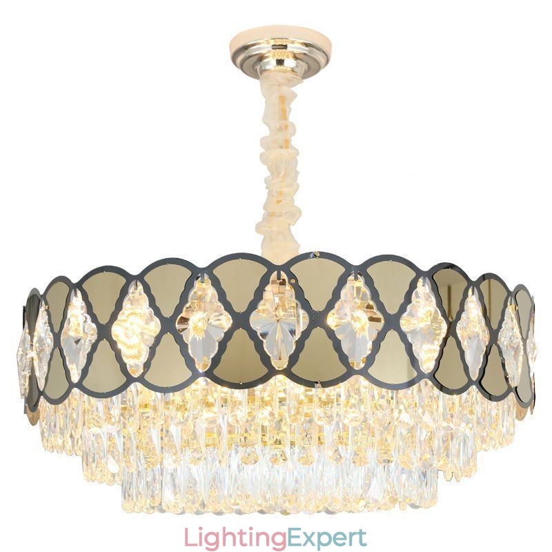 Crystal Pendant Light Modern Lacy Ceiling Light Fixtures
