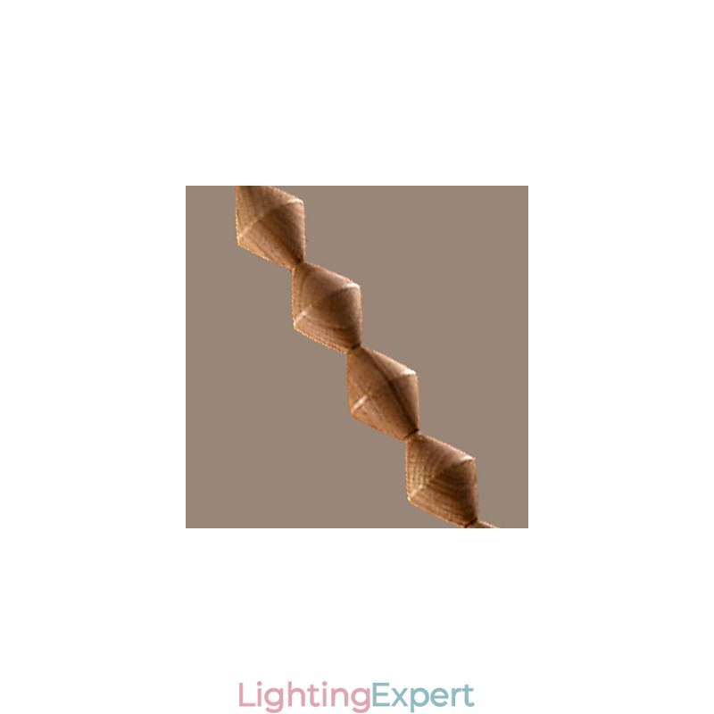 Traditional Classic Mini Style Wood Bamboo Chandelier