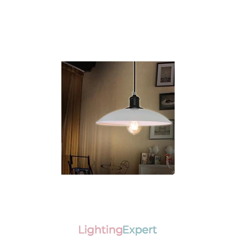 Contracted White Droplight Rustic Lodge Traditional Classic Pendant Light