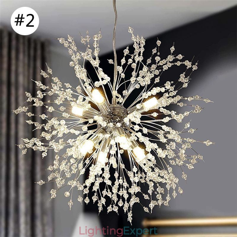 Firework Chandelier 8 Lights Dandelion Pendant Light