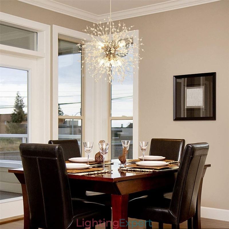 Firework Chandelier 8 Lights Dandelion Pendant Light