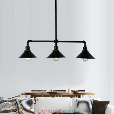 3 Light Retro Industrial Vintage Water Pipe Pendant Light Chandelier Country Rustic Style 3 Light Retro Industrial Vintage Water Pipe Pendant Light Chandelier Country Rustic Style