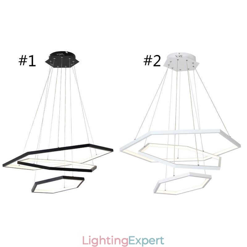 Modern Hexagonal Hanging Light Pendant Light
