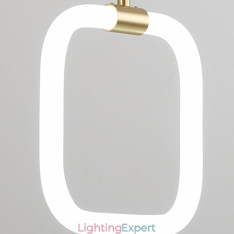 Modern Simple Pendant Light Brass Ceiling Light