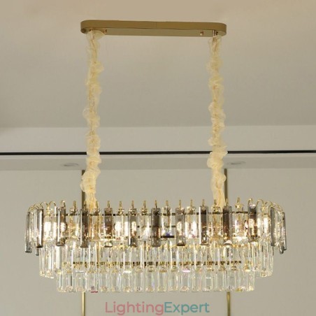 Rectangle Pendant light Crystal Ceiling Light Fixture Rectangle Pendant light Crystal Ceiling Light Fixture