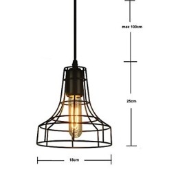 Europe Style Vintage Chandelier for Black Pendant Light