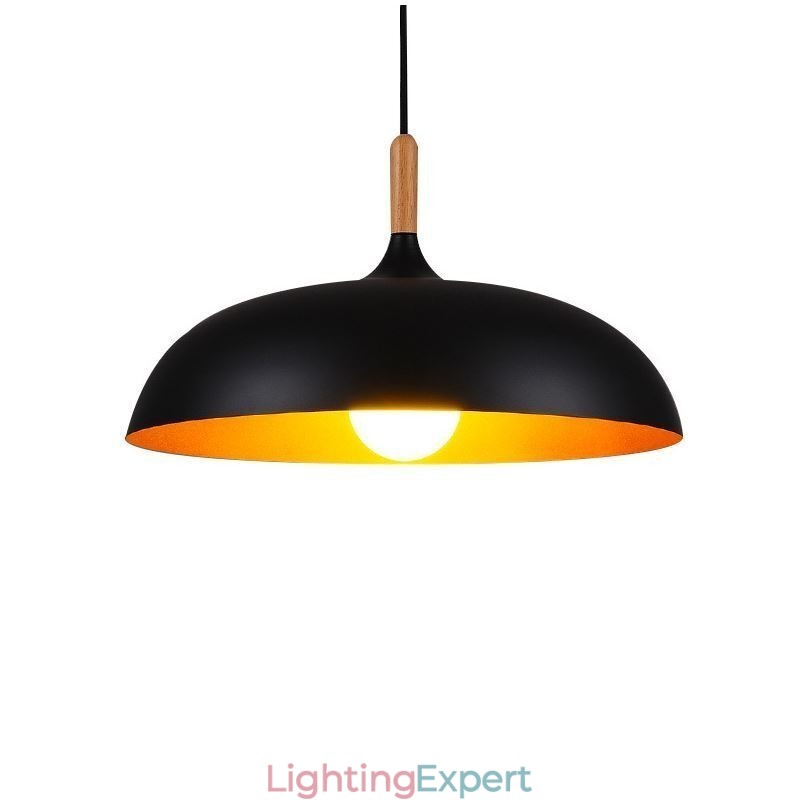 Modern Pendant Light Minimalist Decorative Light Fixture Black White