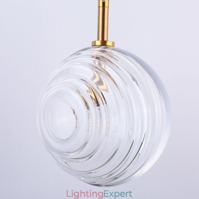 Glass Pendant Light Creative Decorative Glass Globe Loft
