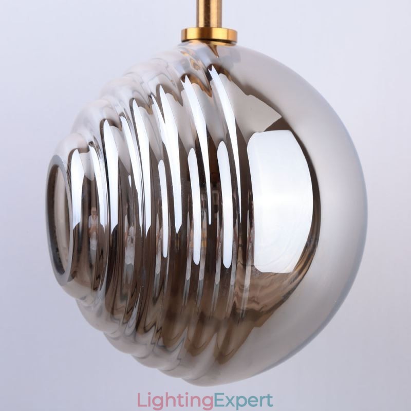 Glass Pendant Light Creative Decorative Glass Globe Loft