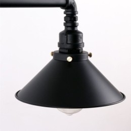 3 Light Retro Industrial Vintage Water Pipe Pendant Light Chandelier Country Rustic Style