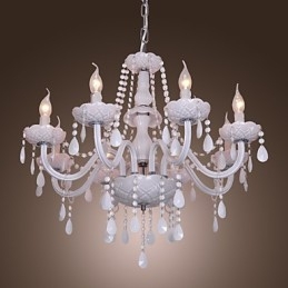 Rustic Lodge Crystal Electroplated Crystal Chandelier