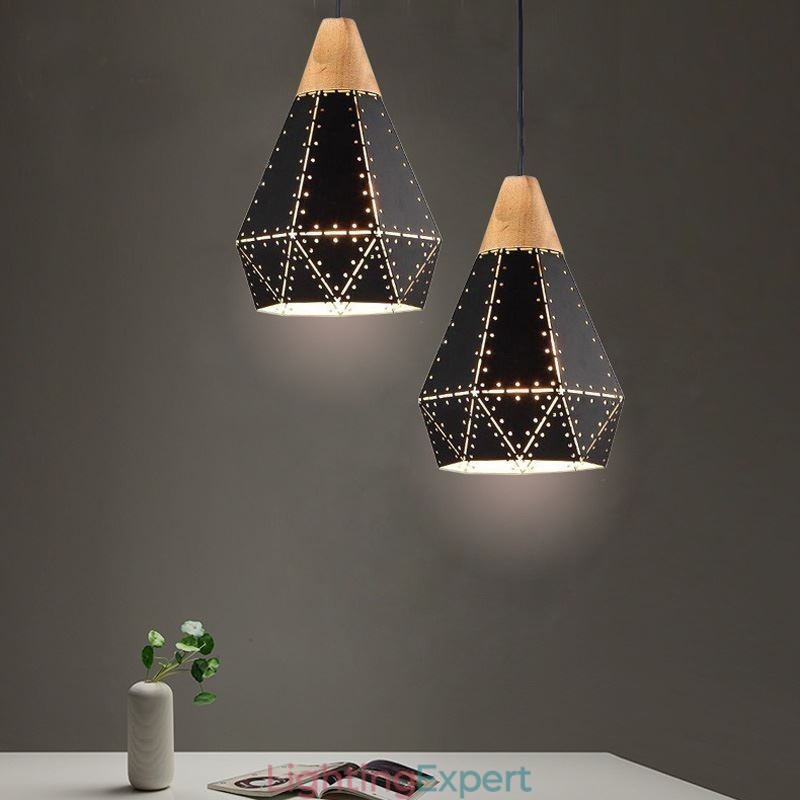 Industrial Retro Vintage Hanging Light Hollow Lampshade