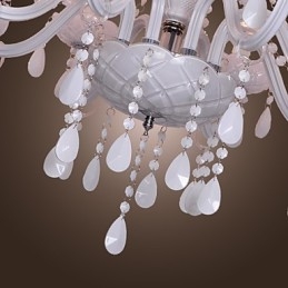 Rustic Lodge Crystal Electroplated Crystal Chandelier