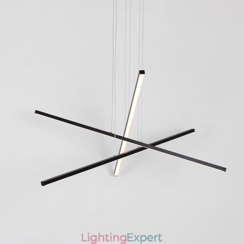 Linear Suspension Pendant Light Decorative Light Fixture