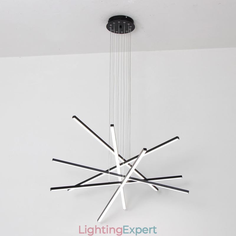 Linear Suspension Pendant Light Decorative Light Fixture