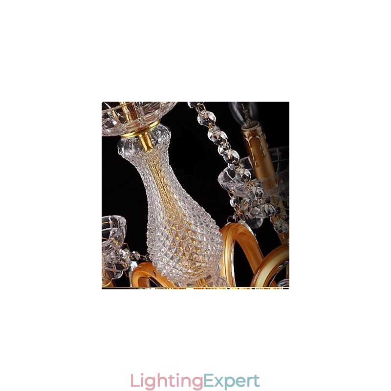 Modern Contemporary Traditional Classic Vintage Crystal Painting Glass Chandelier