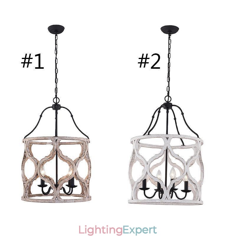 Vintage Style 4 Light Lantern Pendant Light