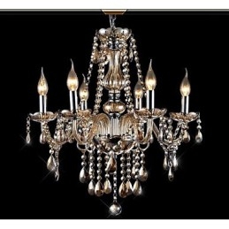 Modern Contemporary Traditional Classic Vintage Crystal Electroplated Glass Chandelier