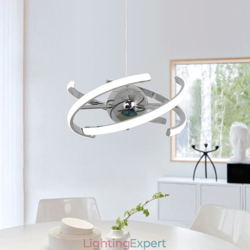 Swivel Globe Pendant Light Decorative Ceiling Lamp