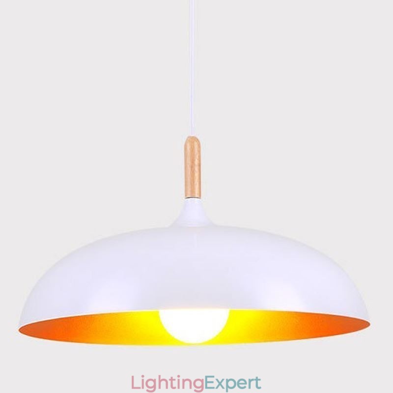 Modern Pendant Light Minimalist Decorative Light Fixture Black White