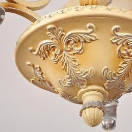 Traditional Classic Crystal Painting Chandelier