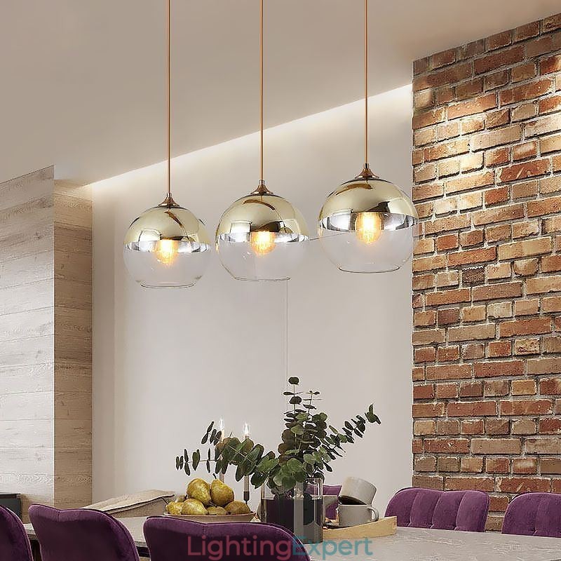 Creative Iron+Glass Globe Pendant Light Decorative Lighting