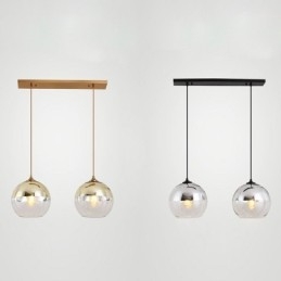 Creative Iron+Glass Globe Pendant Light Decorative Lighting