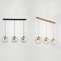 Creative Iron+Glass Globe Pendant Light Decorative Lighting