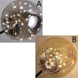 Magic Bean Pendant Light Nordic Style Glass Ball Gypsophila Pendant Light
