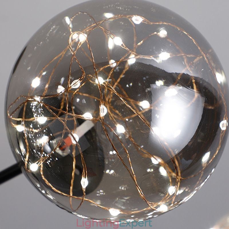 Magic Bean Pendant Light Nordic Style Glass Ball Gypsophila Pendant Light