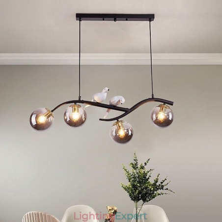 Modern Minimalist Branch Pendant Light 4 Lamp Decorative Light Modern Minimalist Branch Pendant Light 4 Lamp Decorative Light