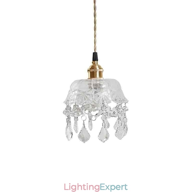Elegant Glass Pendant Light Single Head Mini Pendant Light