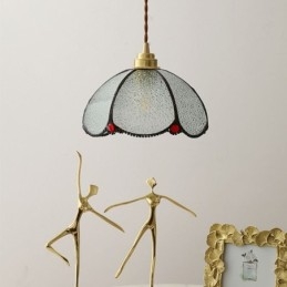 Minimalist Petal Glass Pendant Light Single Head Glass Pendant Lamp