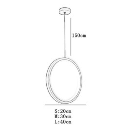 Minimalist Ring Pendant Light Decorative Ceiling Light