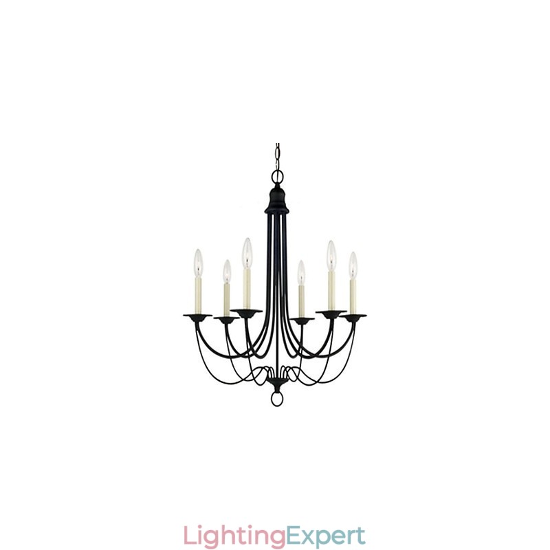 Electroplated Metal Chandelier