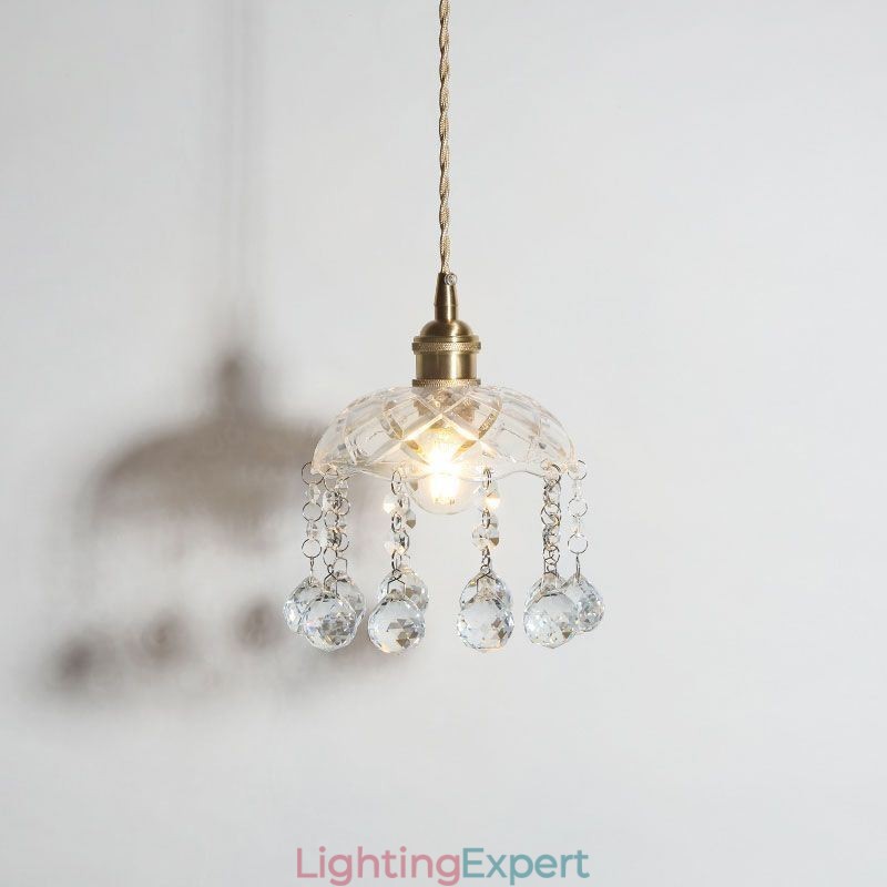 Modern Mini Glass Pendant Light 1 Light Decoration Light Fixture