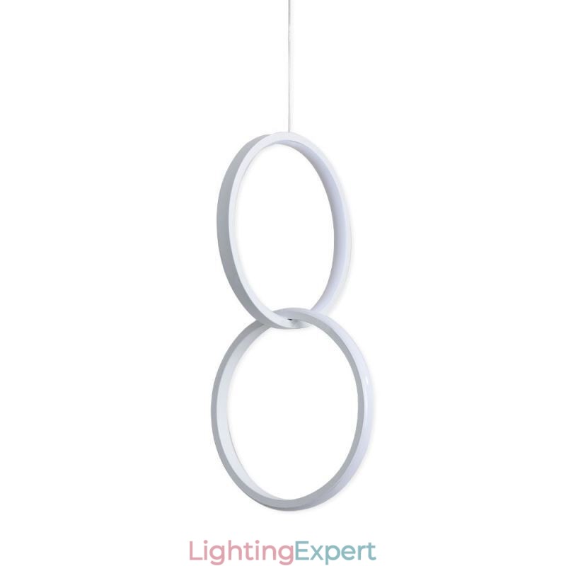 Mimimalist Double Ring Pendant Light