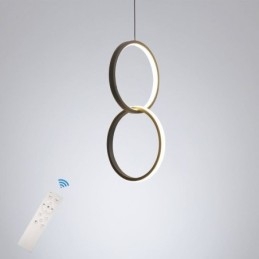 Mimimalist Double Ring Pendant Light