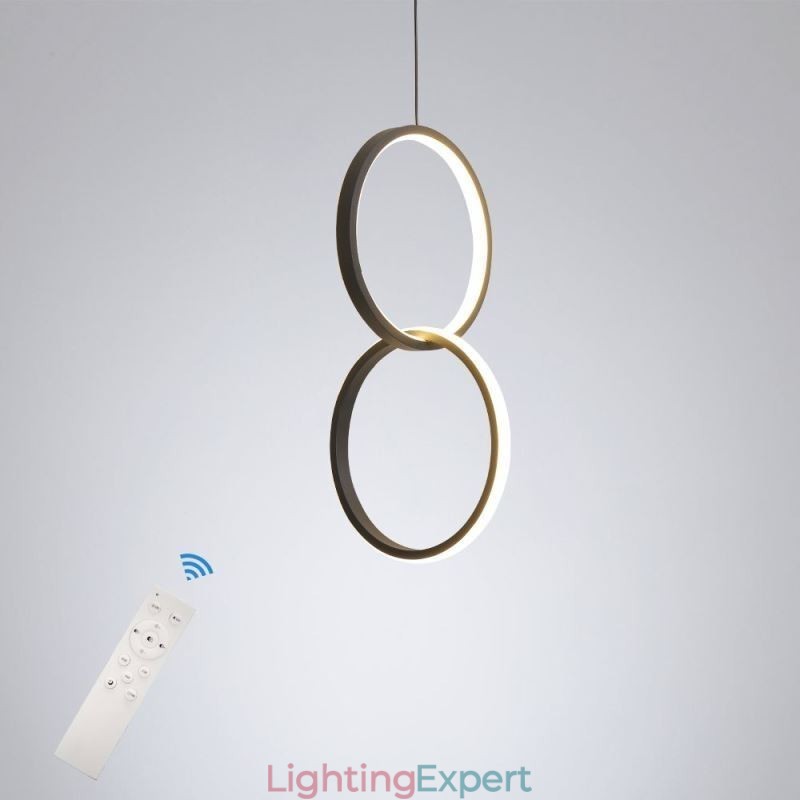 Mimimalist Double Ring Pendant Light