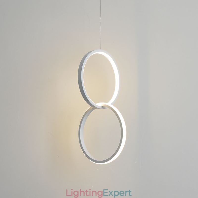 Mimimalist Double Ring Pendant Light