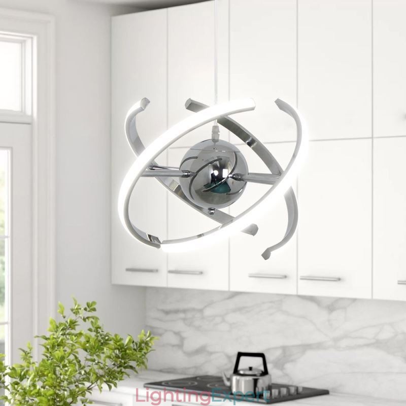 Swivel Globe Pendant Light Decorative Ceiling Lamp