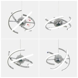 Swivel Globe Pendant Light Decorative Ceiling Lamp